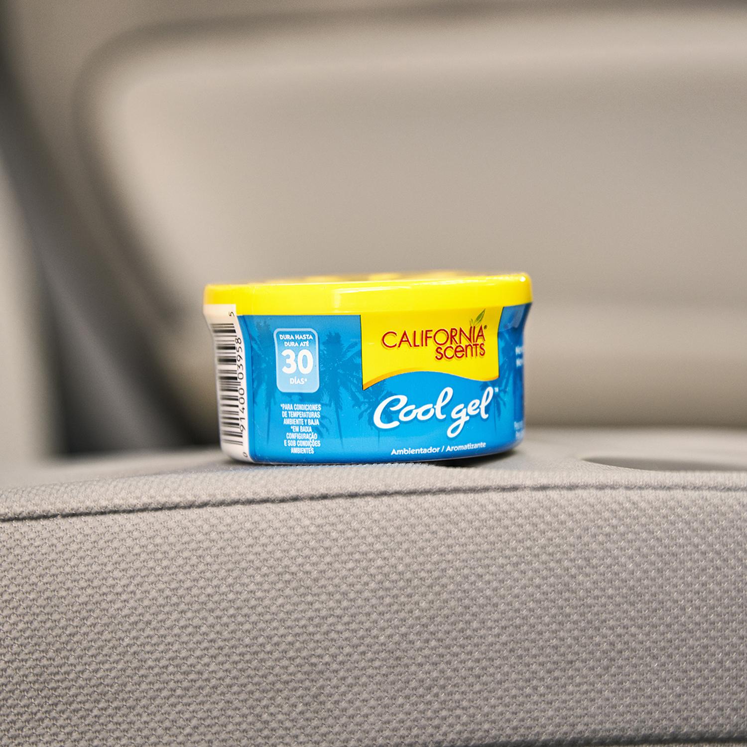 12 AROMATIZANTE GEL CALIFORNIA COCHE NUEVO 2.5OZ — imagen 3