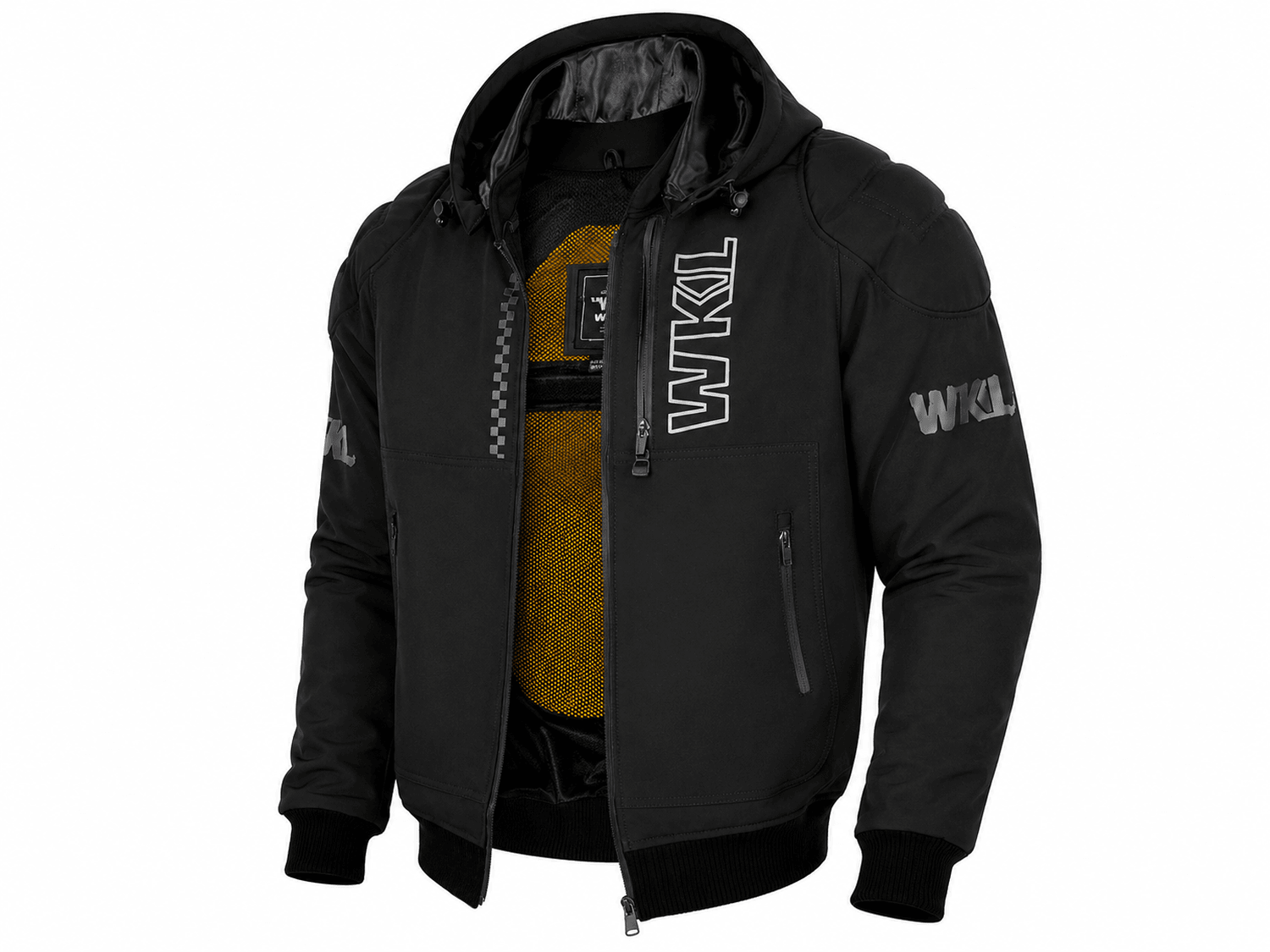 Chamarra Moto Hombre Impermeable Biker Protecciones Wkl 41N — imagen 3
