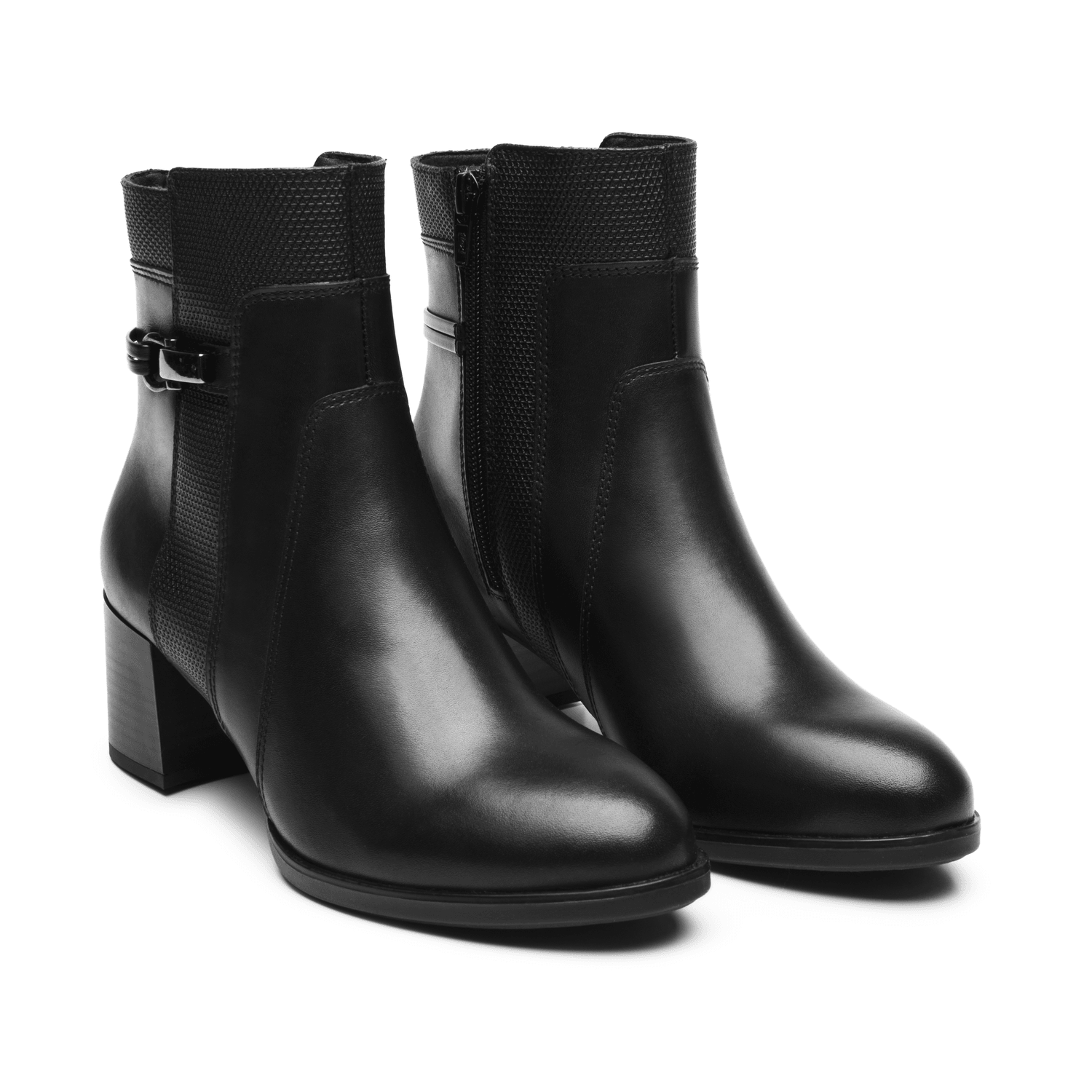 Botín Flexi Mercedes Dama Casual Tacón Negro Mujer — imagen 4