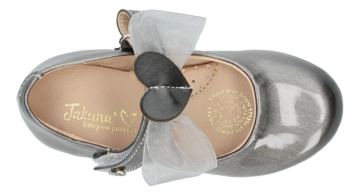 Zapato Jakuna Niña Casual Plata Infantil T15-22 — imagen 16