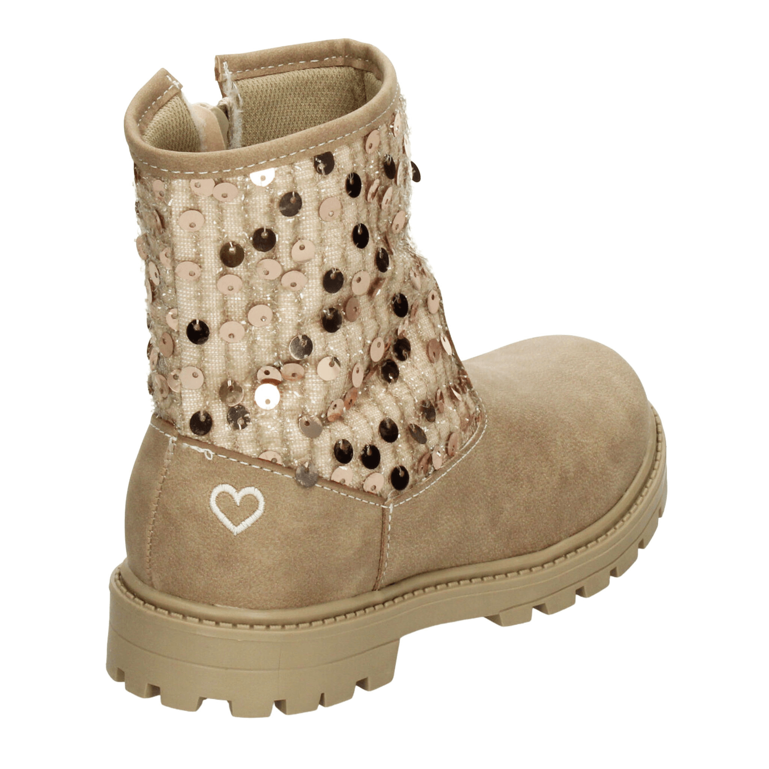 Bota Paressi Niña Casual Cierre Beige Infantil T18-22 — imagen 3