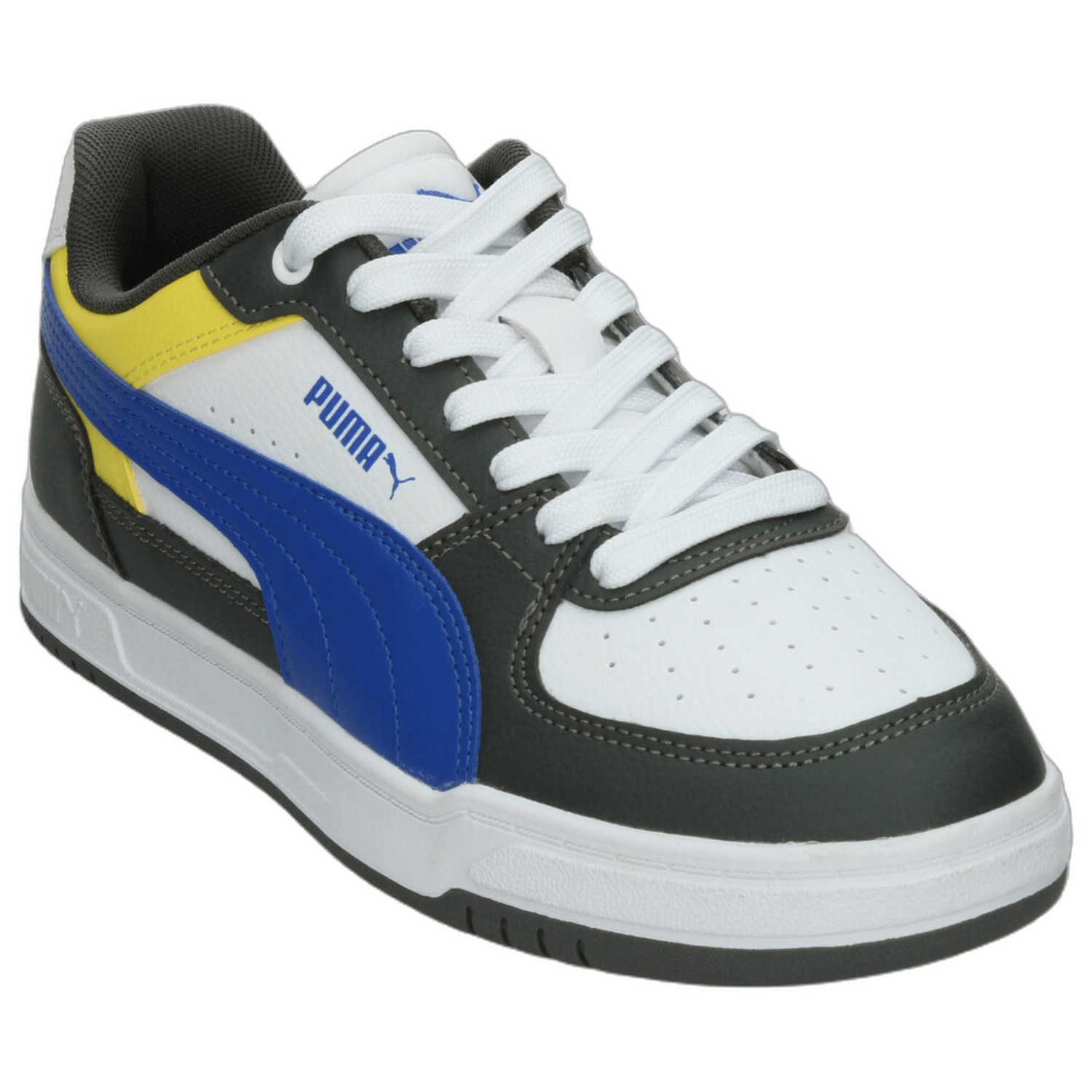 Tenis Niño Puma Caven III Gris Blanco Casual Infantil T22-26 — imagen 5