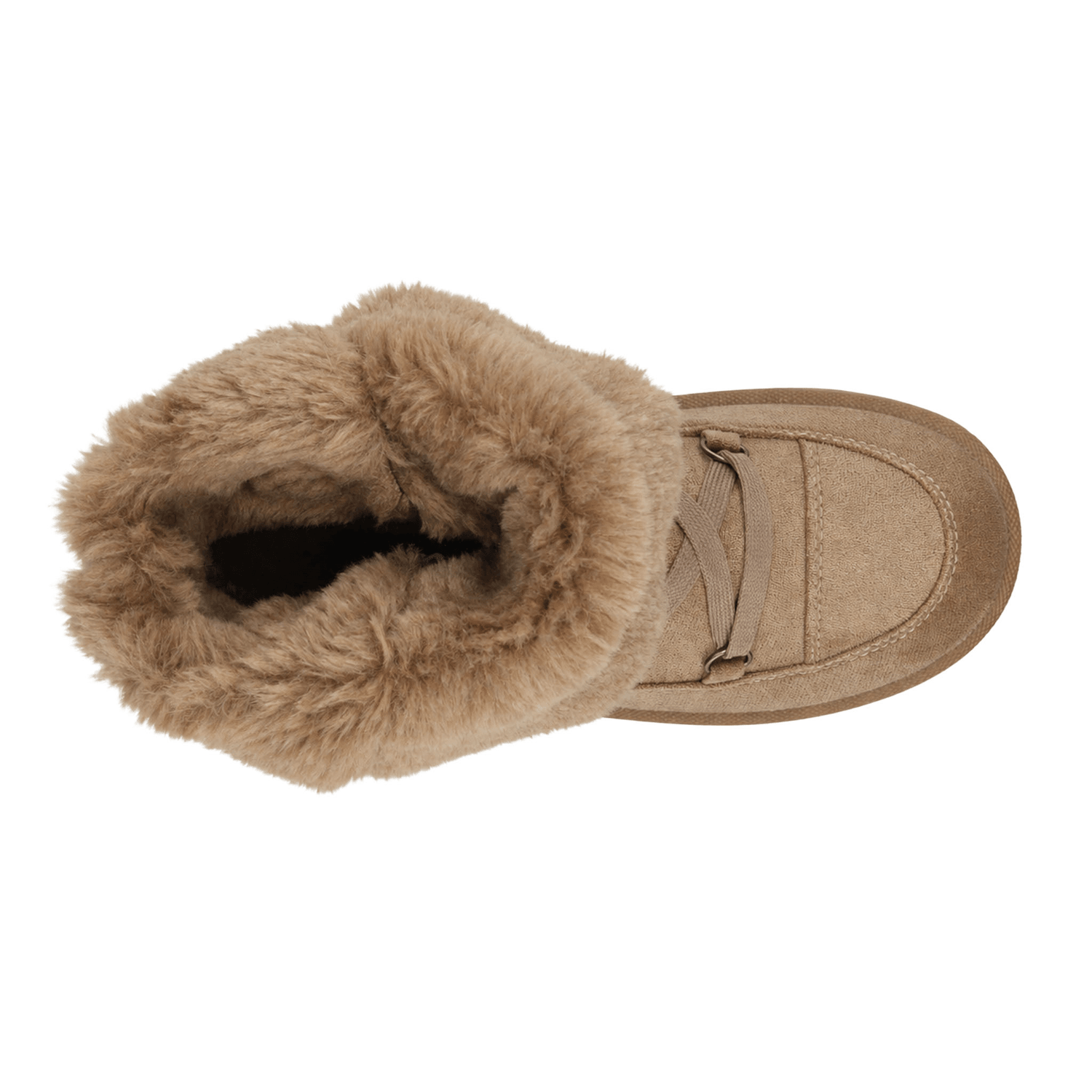 Botín Berlin Dama Casual Peluche Chunky Plataforma Café Mujer — imagen 8
