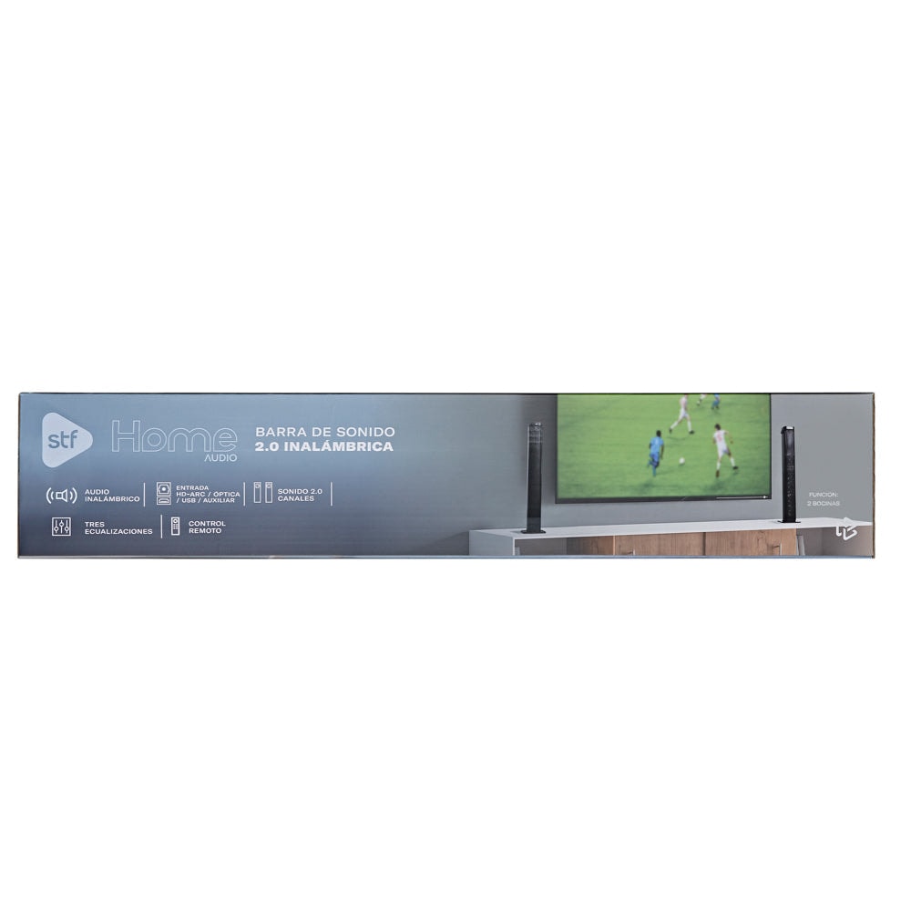 Barra de Sonido Home Audio 2.0 STF 30W HDMI / OPTICO / 3.5mm AUX / USB — imagen 12