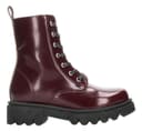 Bota Jakuna Niña Zipper Cintas Ajustables Casual Rojo Infantil T18-22