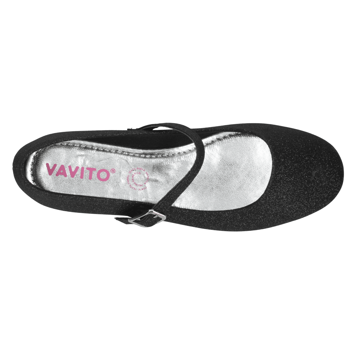 Zapato Vavito Niña Casual Hebilla Negro Juvenil T22-26 — imagen 8
