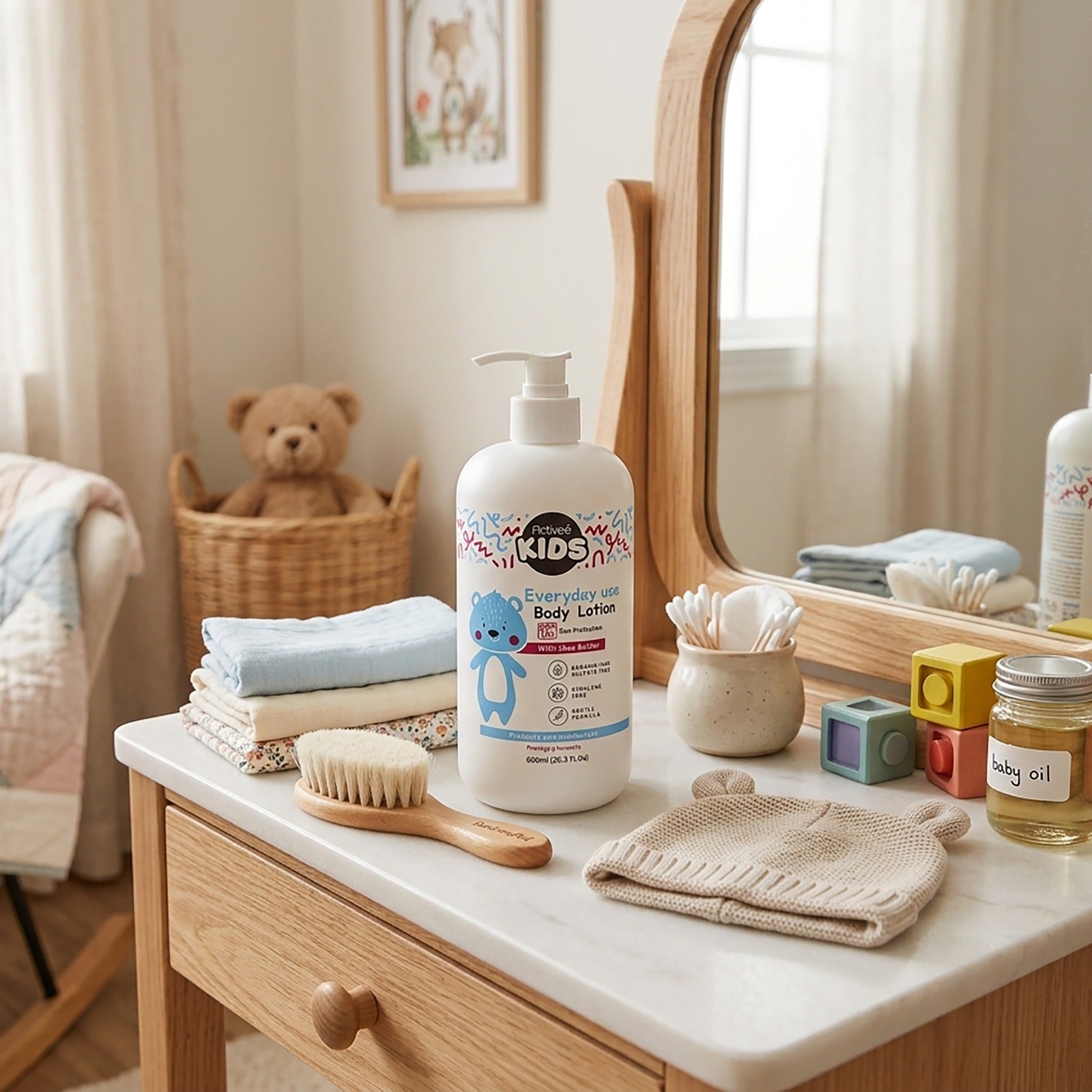 Loción Corporal Activee Kids 2 en 1 Humectante Infantil Protege del Sol Sin Parabenos ni Sulfatos — imagen 4