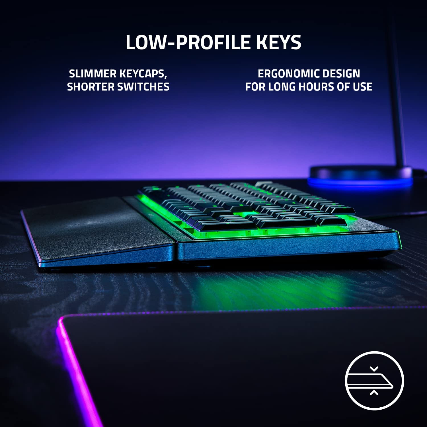 Teclado Gamer Alámbrico Razer Ornata v3 X (Español) - Negro — imagen 3