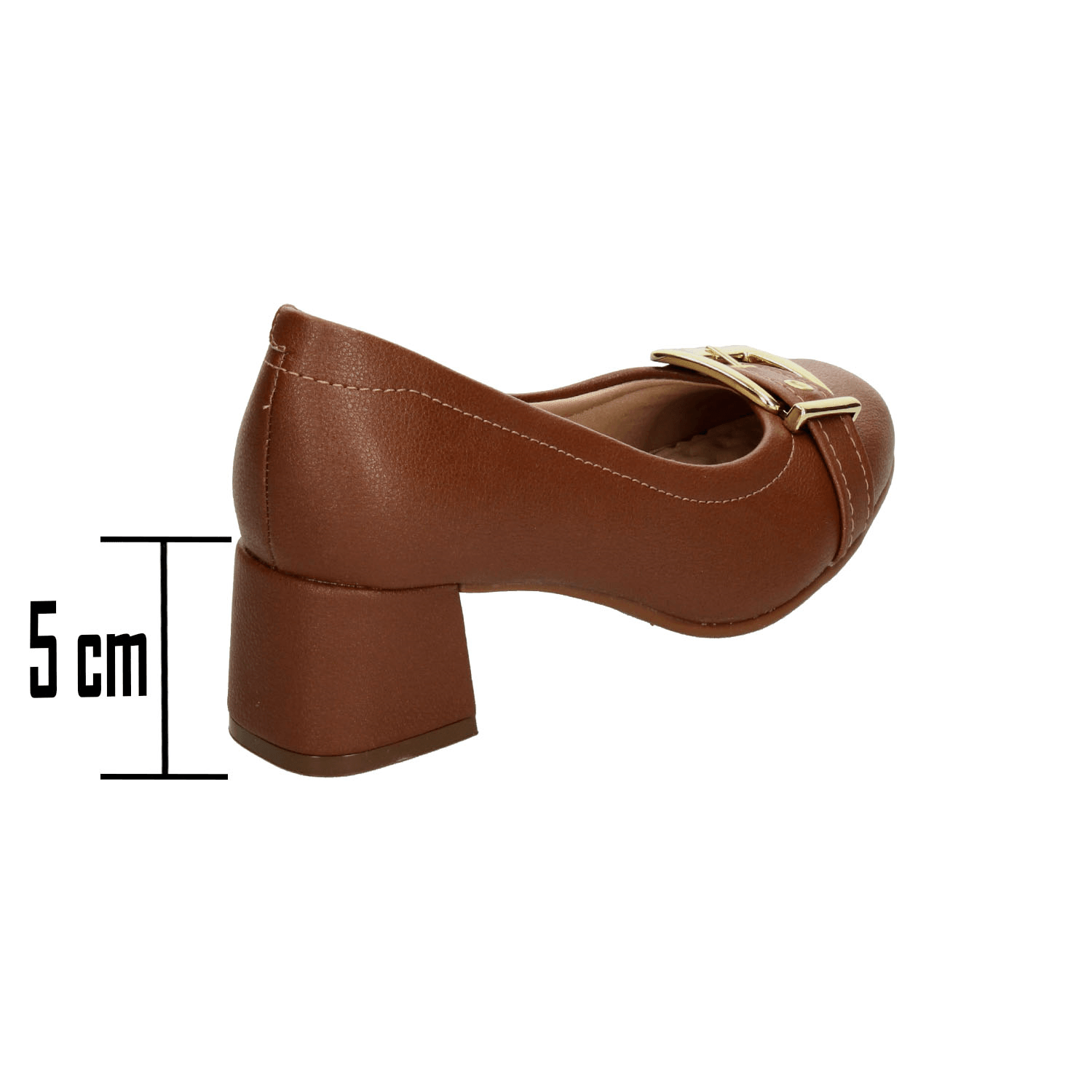 Zapato Modare Dama Formal Casual Tacón Café Mujer — imagen 3