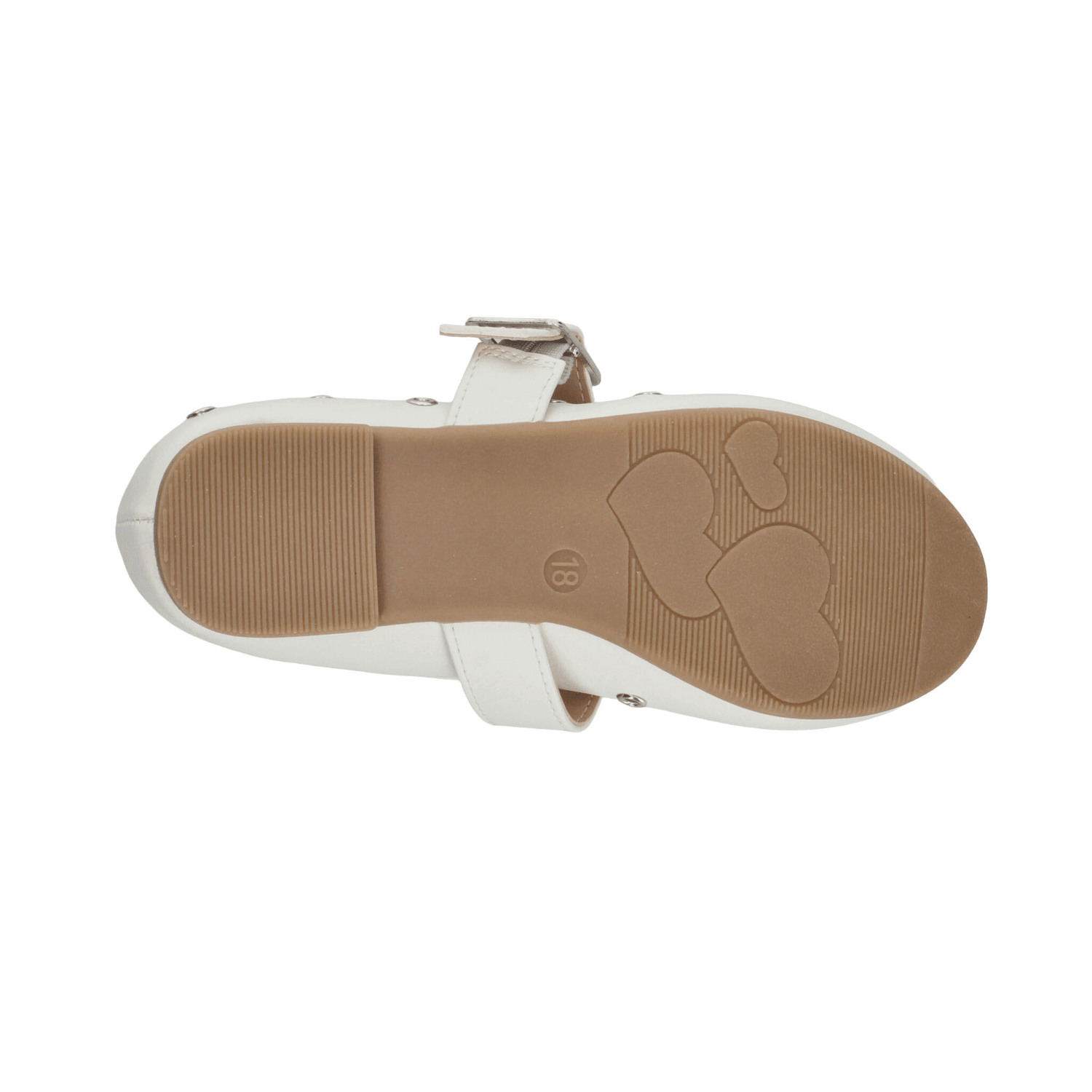Zapato Coqueta Niña Casual Hebilla Blanco Infantil T18-24 — imagen 9