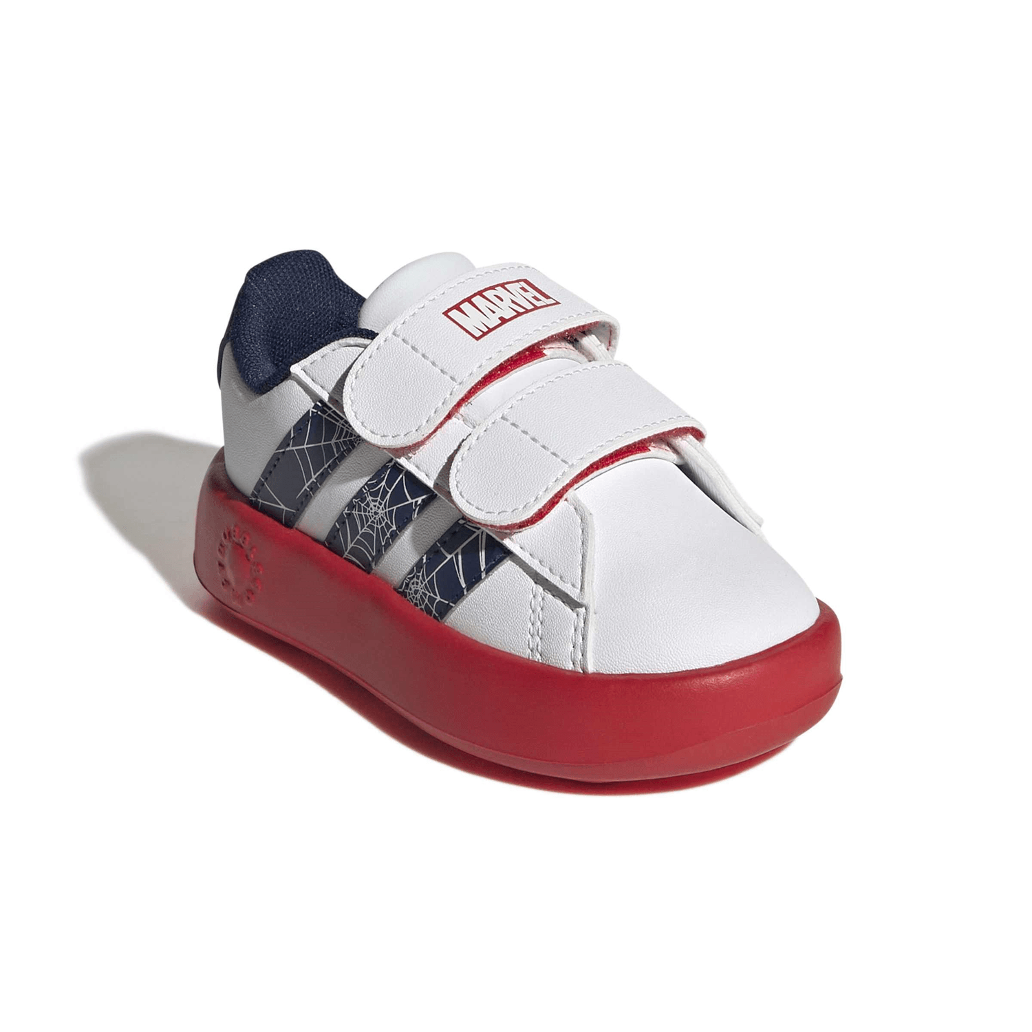 Tenis Adidas Grand Court Spiderman Niño Spiderman Blanco Infantil T10-16 — imagen 2