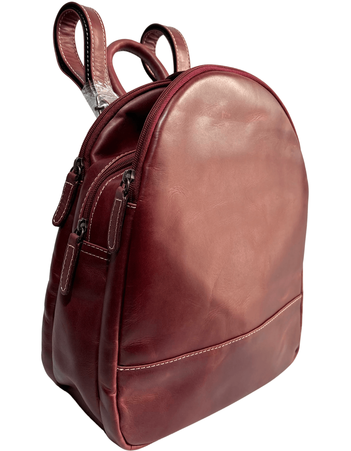 Mochila Piel Legitima Ternera Original Antirrobo Impermeable Escandinavia — imagen 4