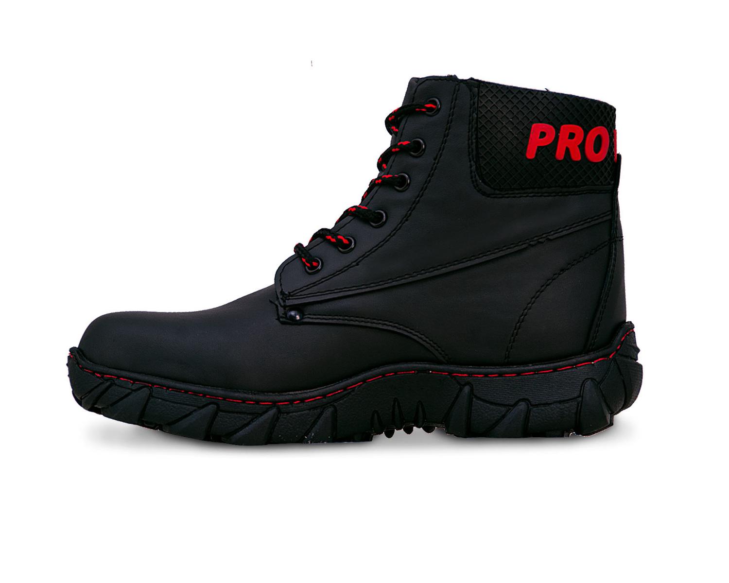 Botas industriales tacticas hombre Piel trabajo botin P03 — imagen 5