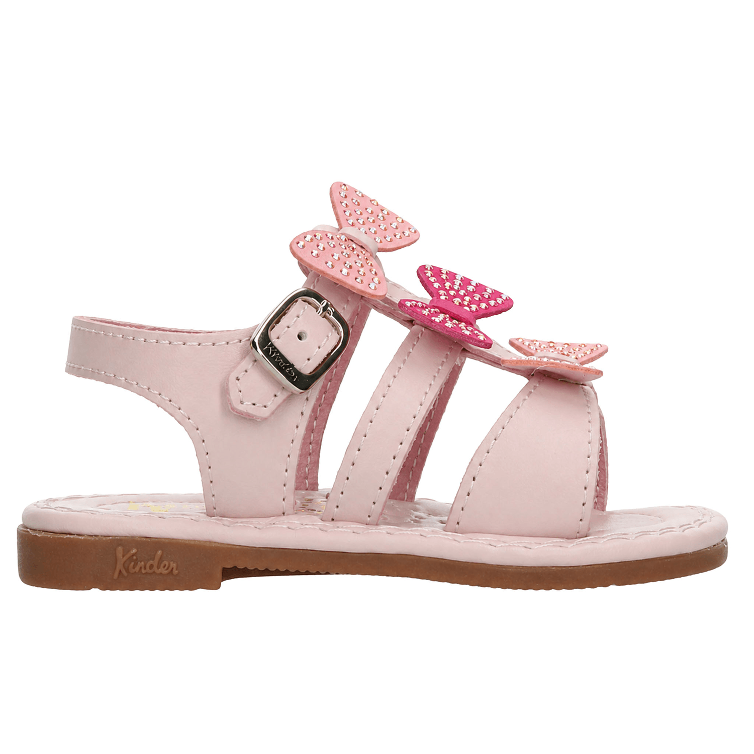 Sandalias Kinder Niña Rosa Casual Infantil T15-18 — imagen 2
