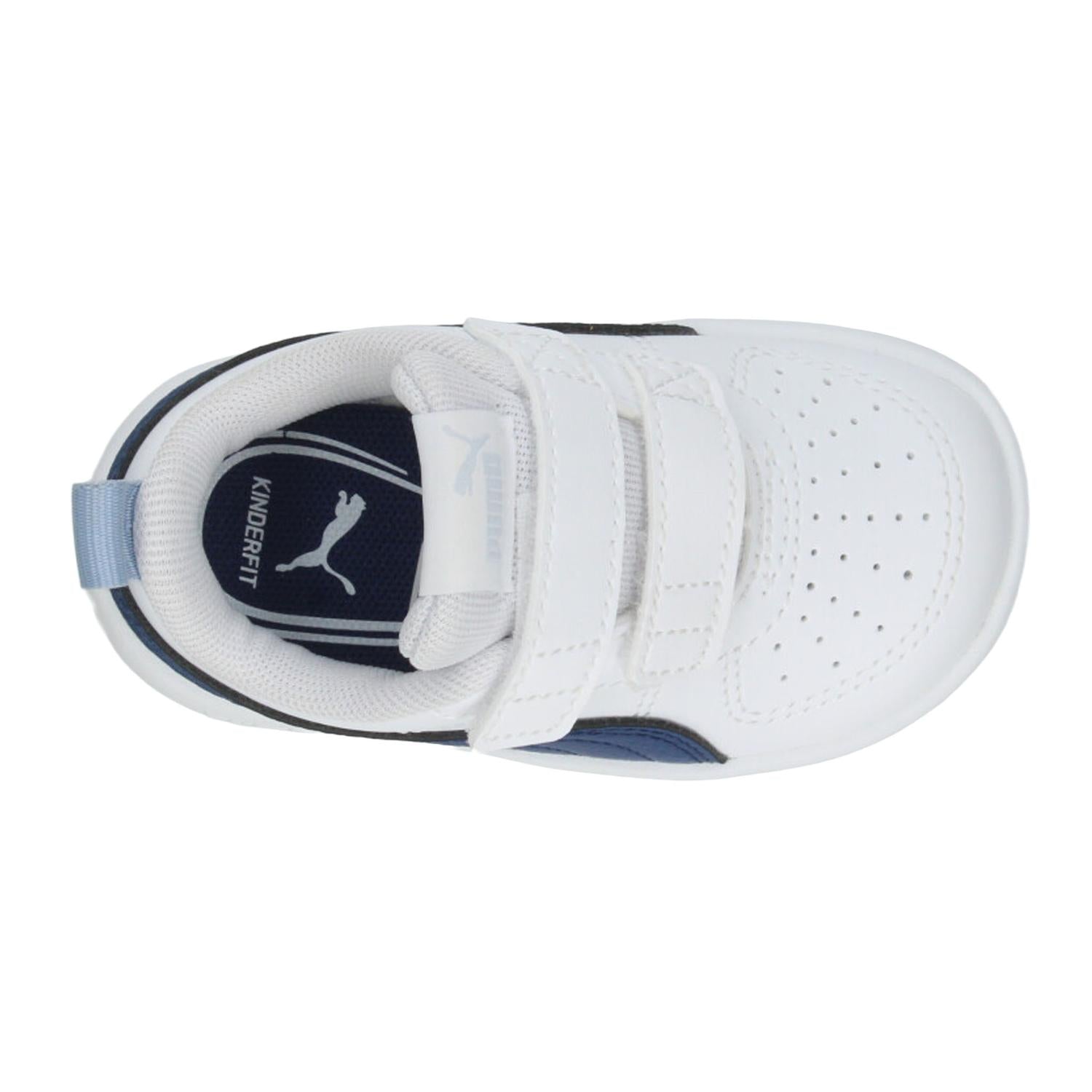 Tenis Puma Rickie Niño Blanco Casual Infantil T11-16 — imagen 9