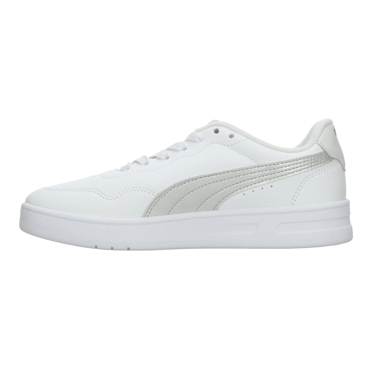Tenis Puma Court Lally Dama Casual Plateado Mujer — imagen 5