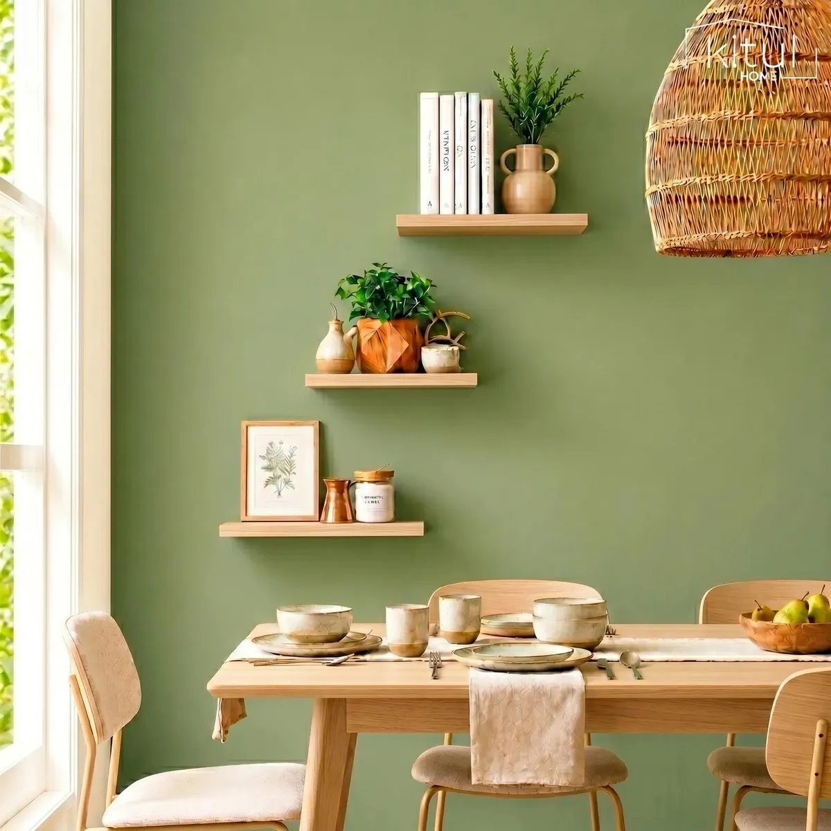 Repisas Flotantes de Madera 30 x 15 cm – Set para Decoración de Pared — imagen 9