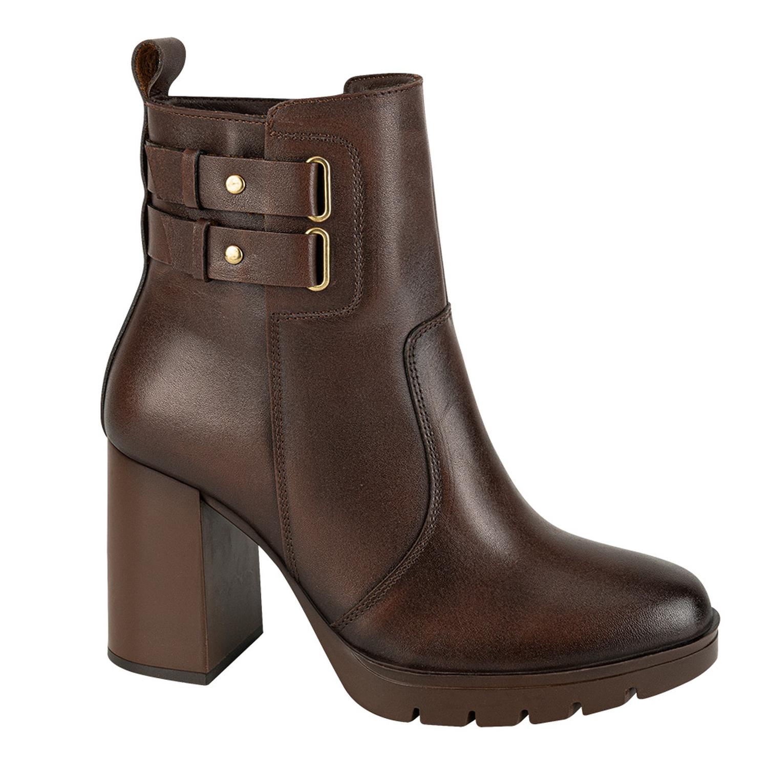 Botas Vivis Shoes de Piel para Mujer Café — imagen 2