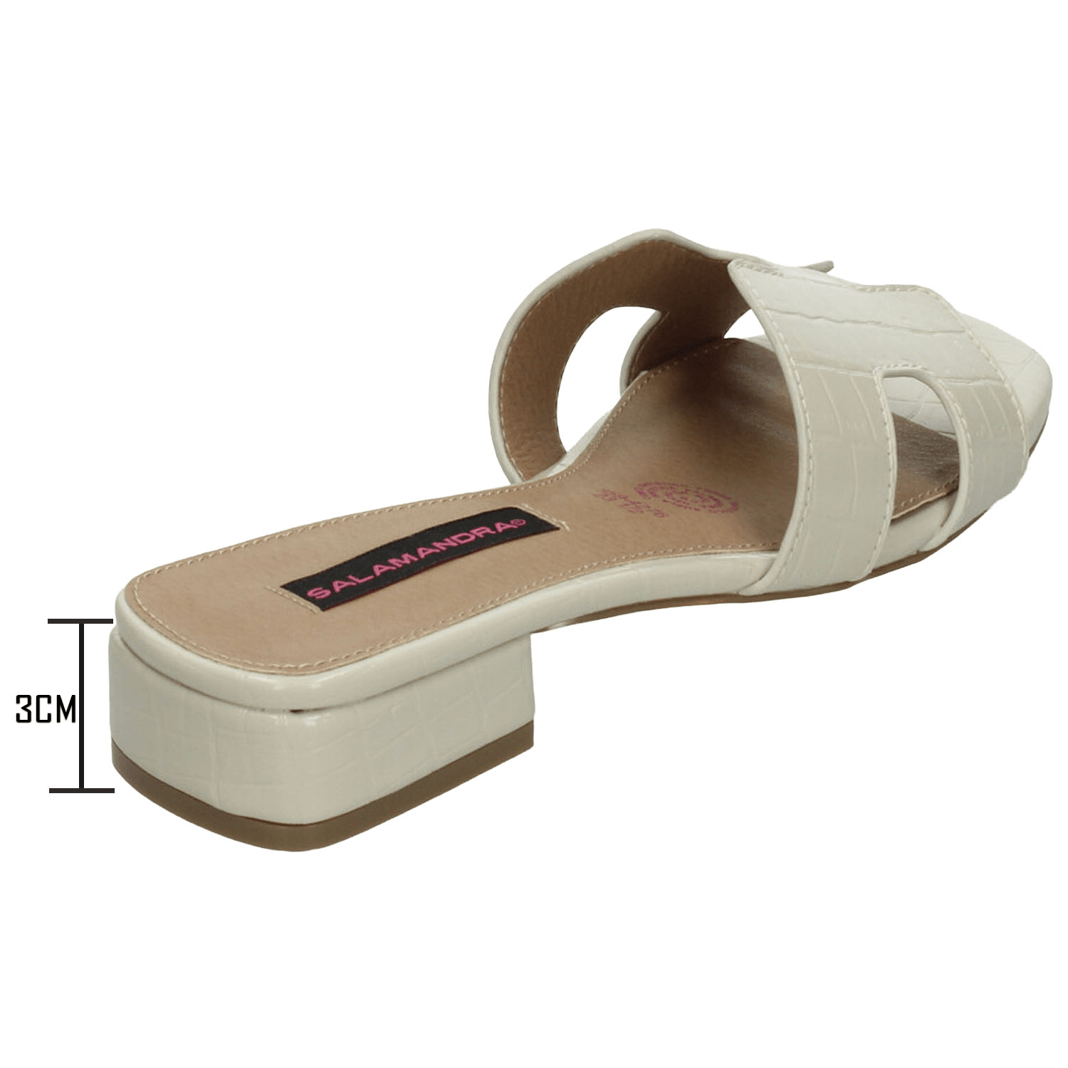 Sandalias Salamandra Dama Blanco Casual Para Mujer — imagen 4