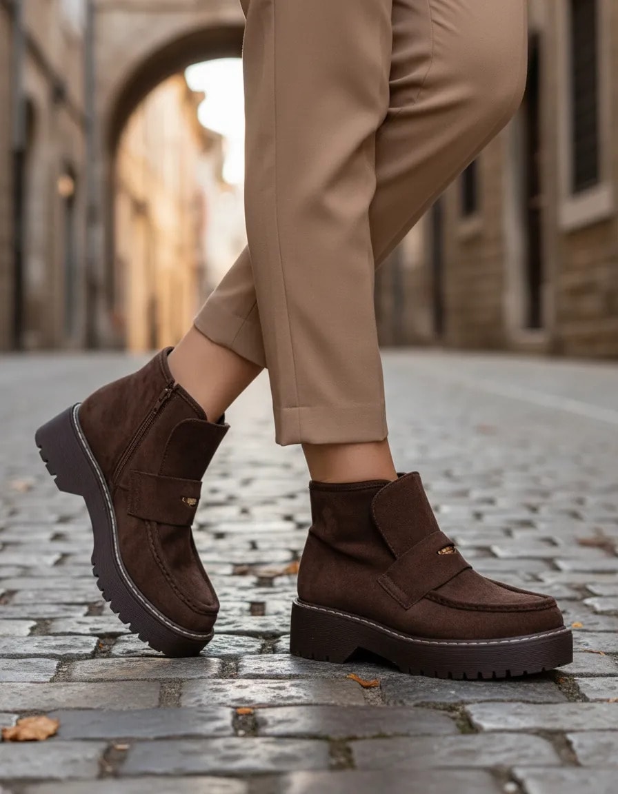Botin Dama Vi Line Casual Suela Track 1245988 — imagen 7