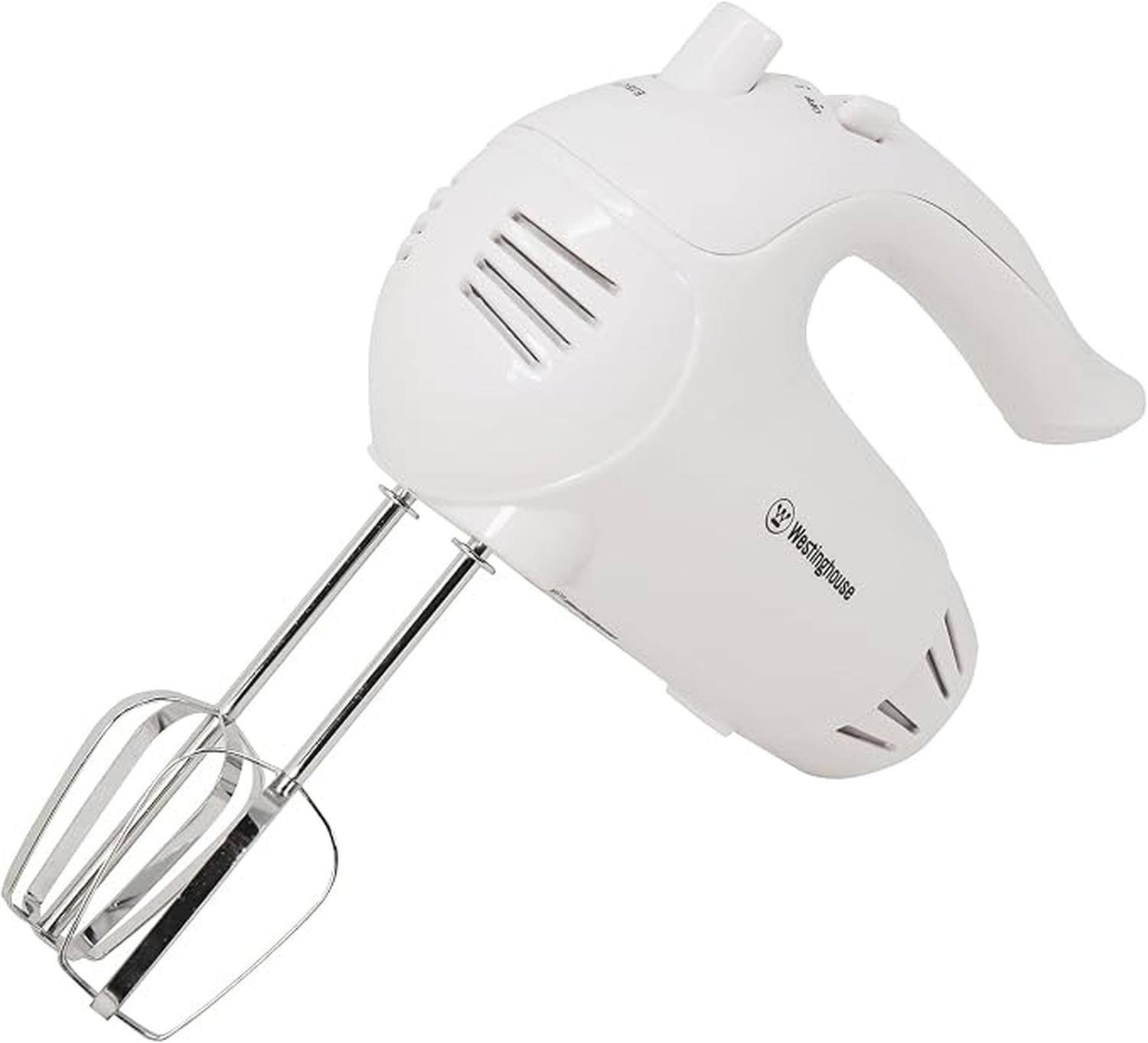 Batidora de Mano Westinghouse WKHM8208 5 Velocidades 120W Blanca — imagen 1