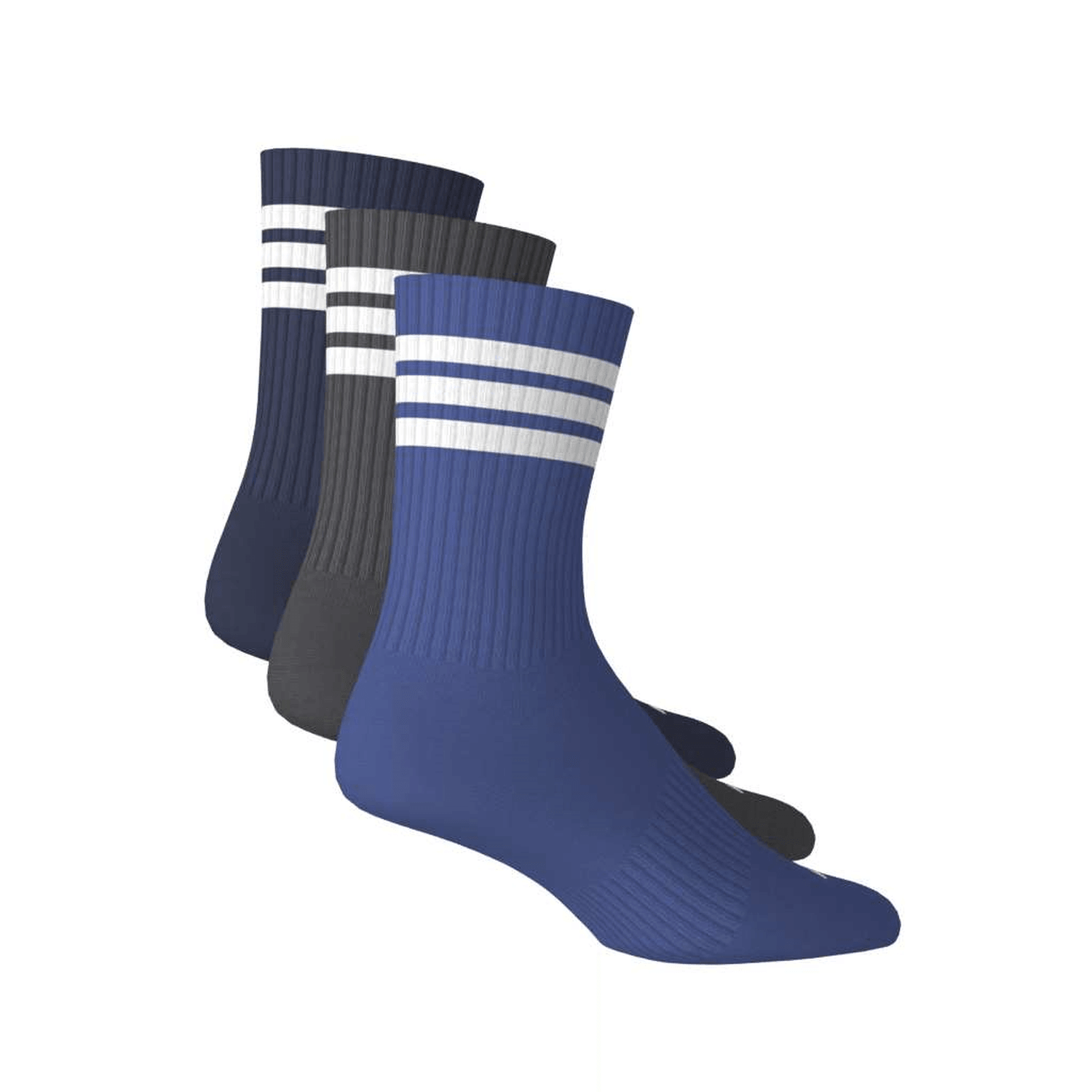 Calcetines Adidas Hombre Multicolor 3 Pares Acolchados Largo Caballero — imagen 7