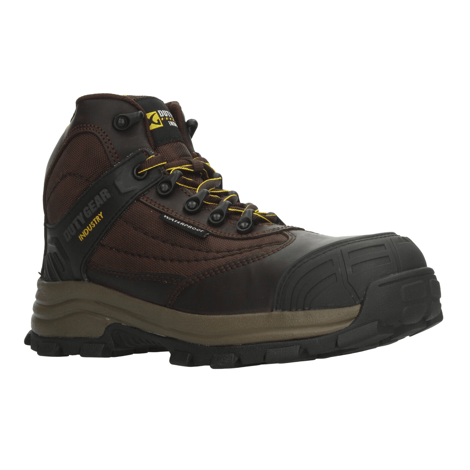 Bota Dutty Gear Hombre Café Industrial Casco Trabajo Caballero — imagen 3