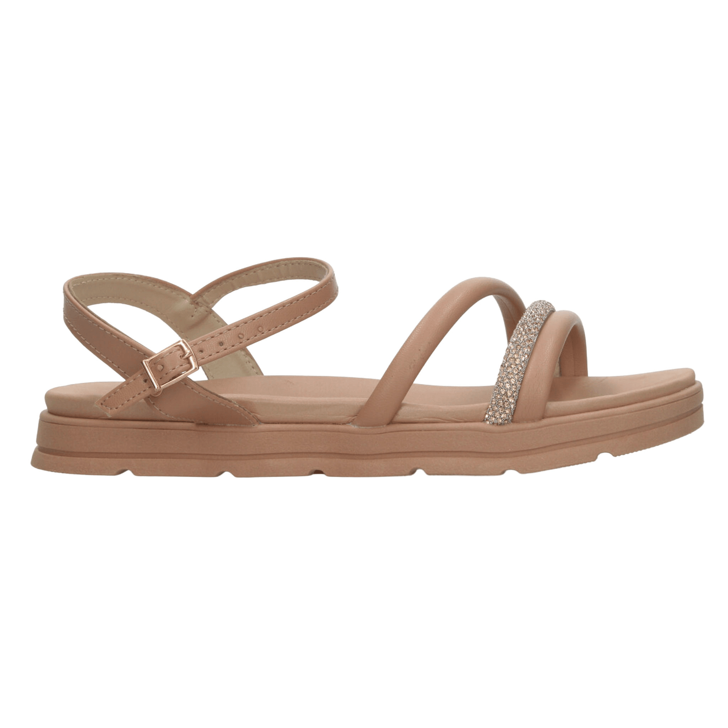 Sandalias Moleca Dama Nude Casual Para Mujer — imagen 2