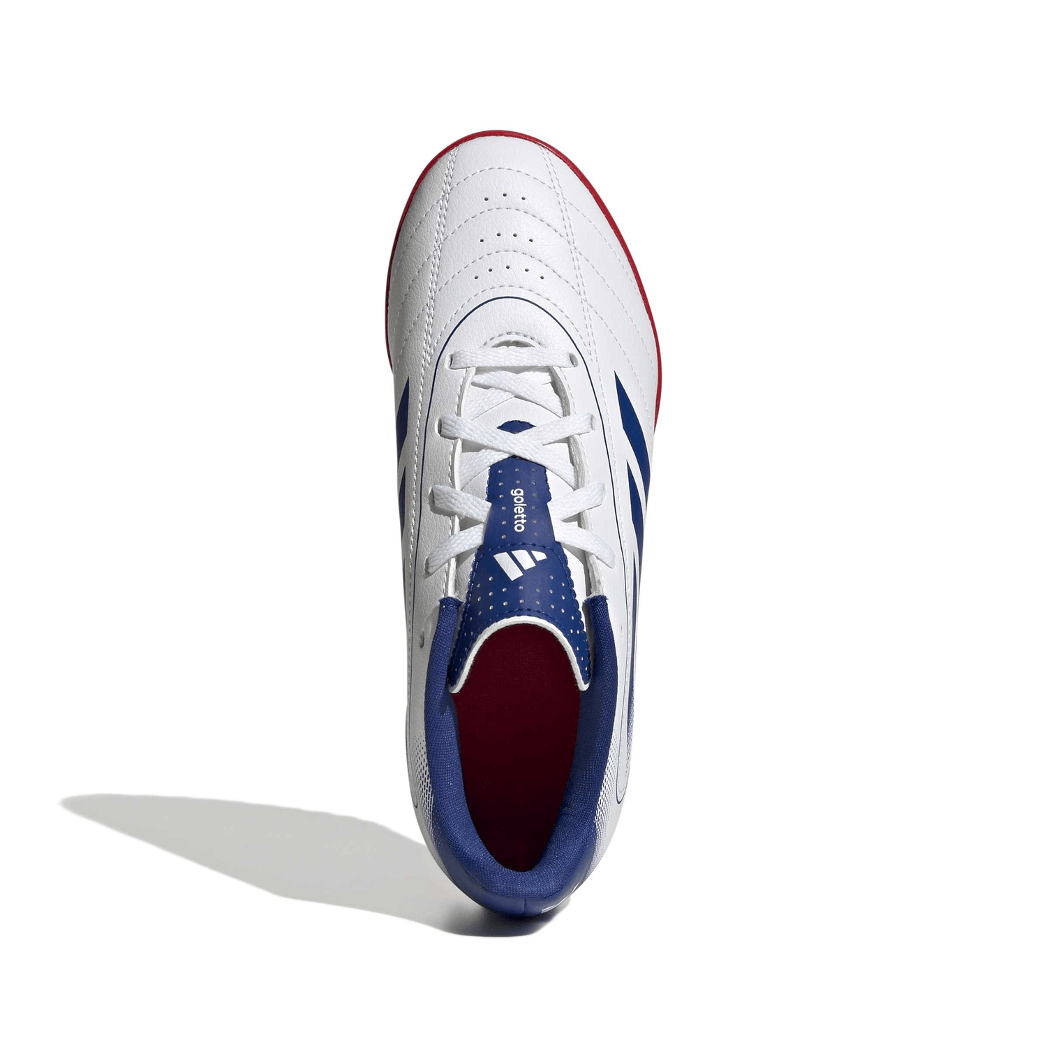 Tenis Adidas Goletto IX Niño Fútbol Soccer Blanco Infantil T22-25 — imagen 7