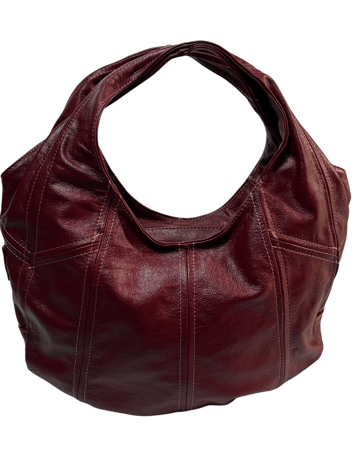 Bolsa Hobo de Piel Negra para Dama Grande JF76 Med — imagen 11