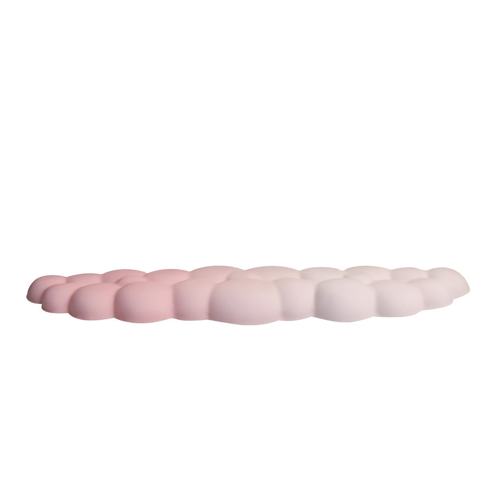 Kit Teclado inalámbrico + Reposa muñecas STF VIVA Para computadora rosa — imagen 8