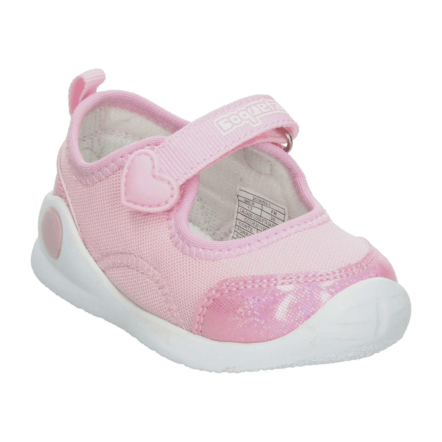 Tenis Coqueta Niña Bebé Rosa Casual Infantil T11-13 — imagen 5