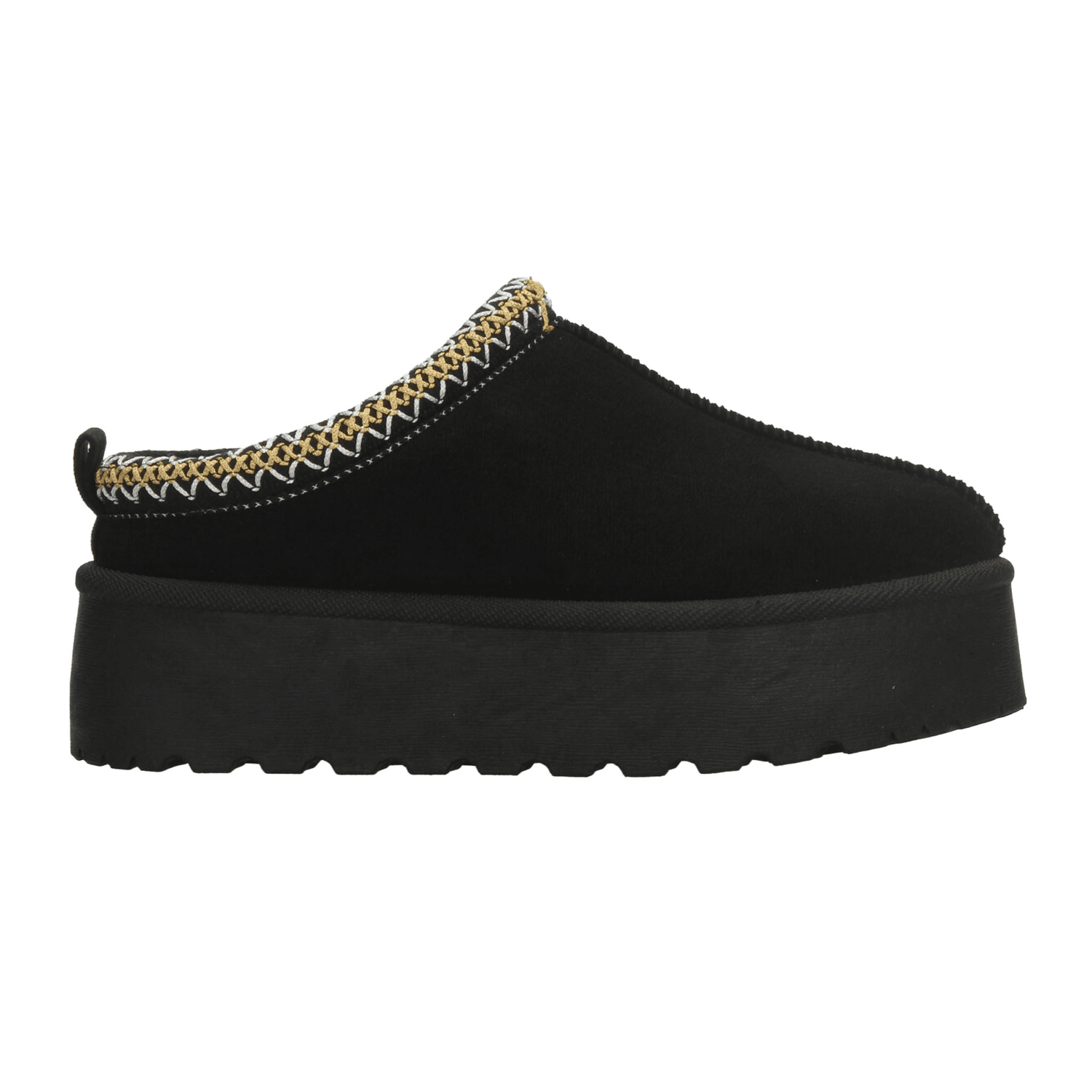 Zueco Berlin Dama Casual Chunky Plataforma Negro Mujer — imagen 1