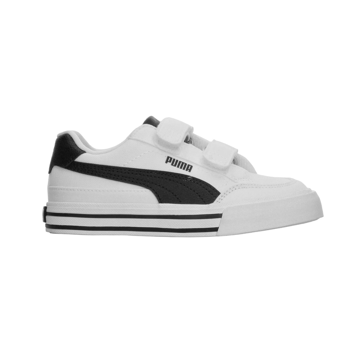 Tenis Puma Court Classic Vulc Niño Blanco Deportivo Infantil T16-22 — imagen 2