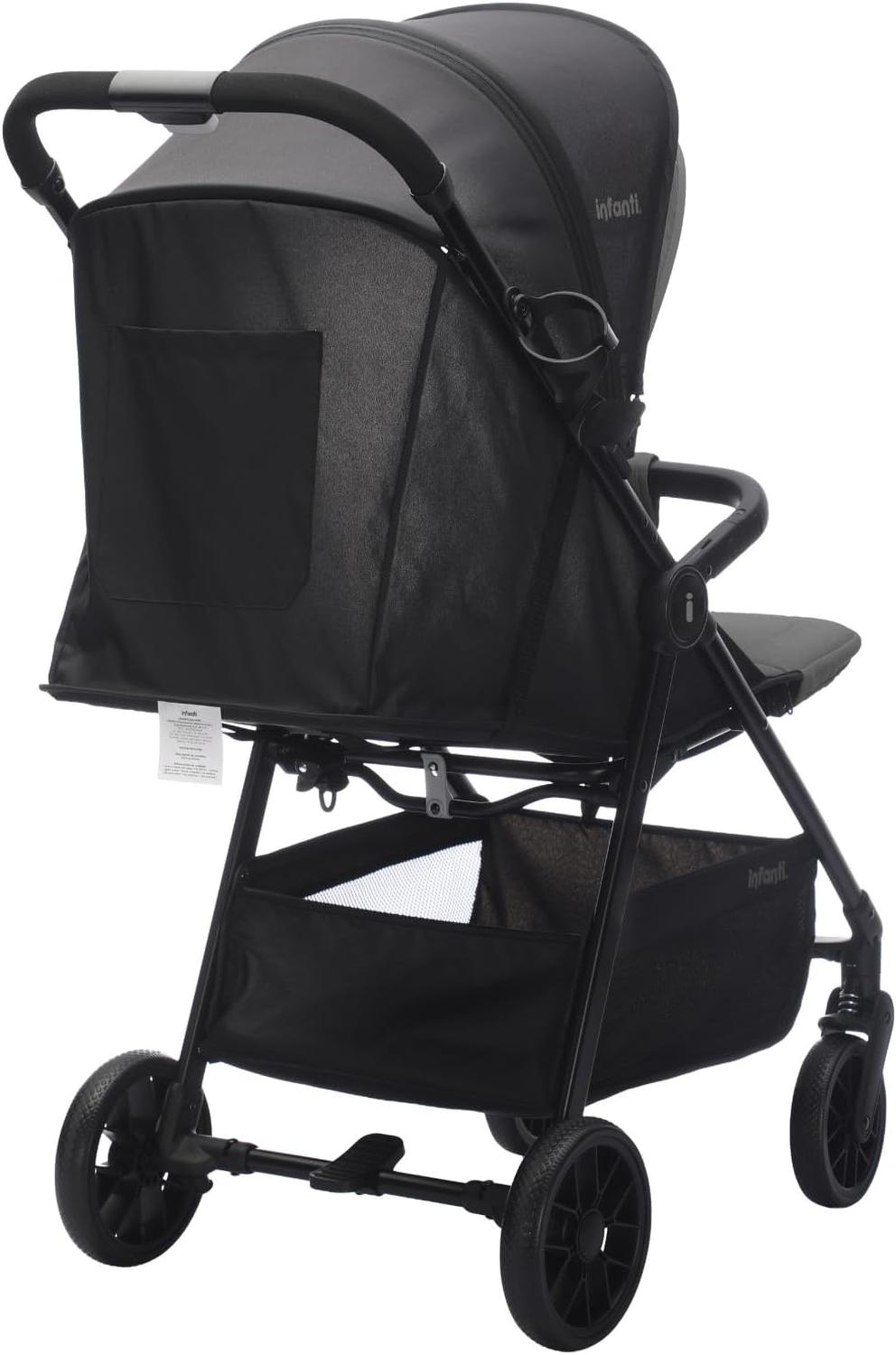 Carriola Infanti Grace Gris Ligera Plegable Compacta — imagen 5