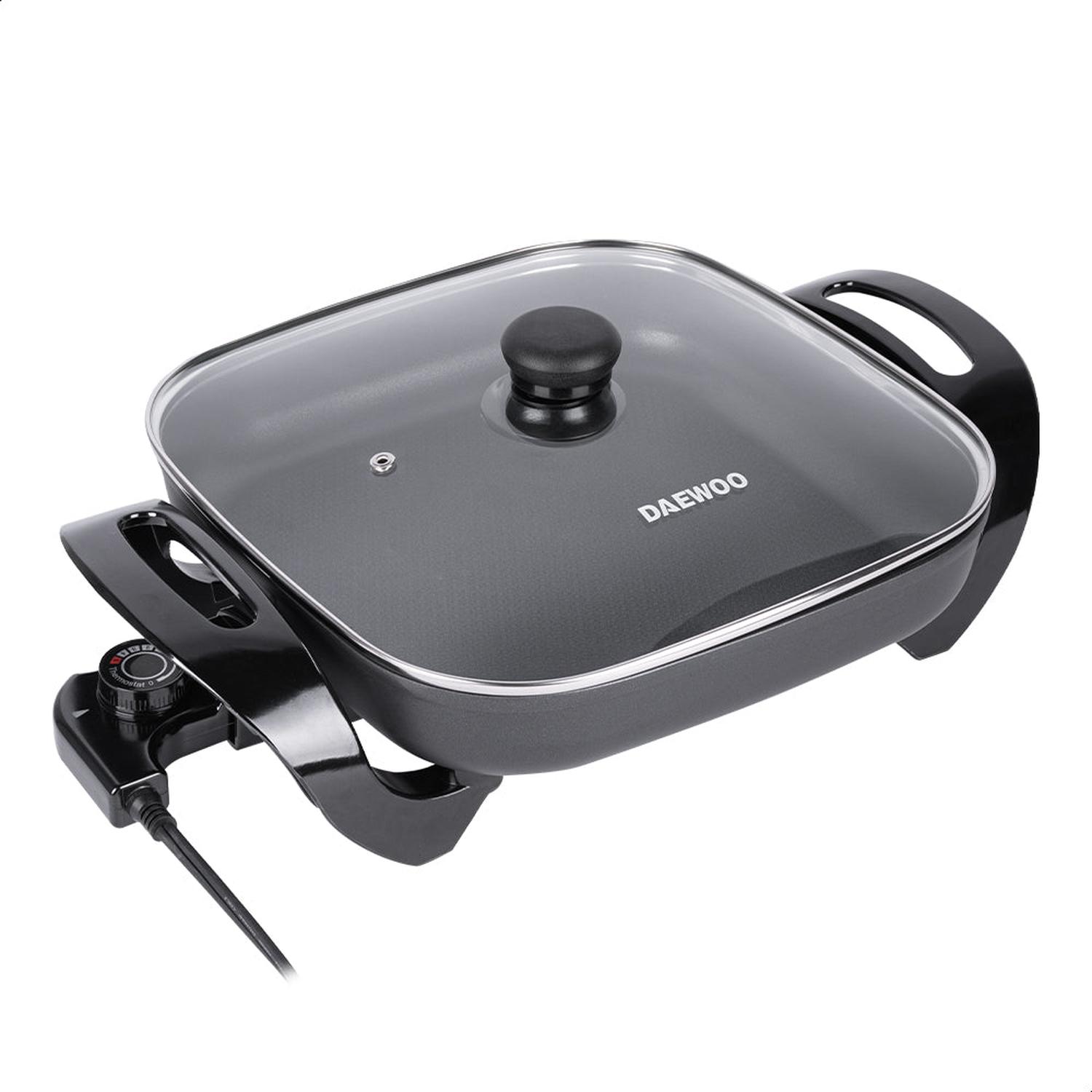 SARTEN ELECTRICO ANTIADHERENTE CON TAPA DAEWOO DEP-3650 — imagen 1