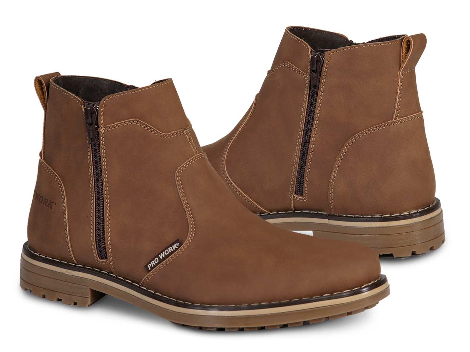 Bota hombre botin vestir vaquera PRO WORK 89719 Canela — imagen 1