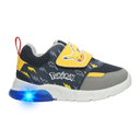 Tenis Pokemon Niño Casual Led Infantil Azul Marino T15-18