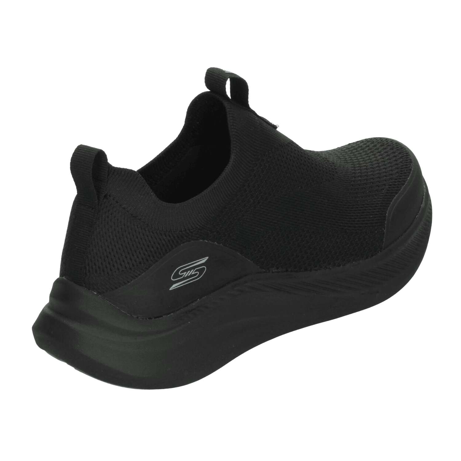Tenis Hombre Skechers Bobs Moda Flex Negro Deportivo Slip On Caballero — imagen 4
