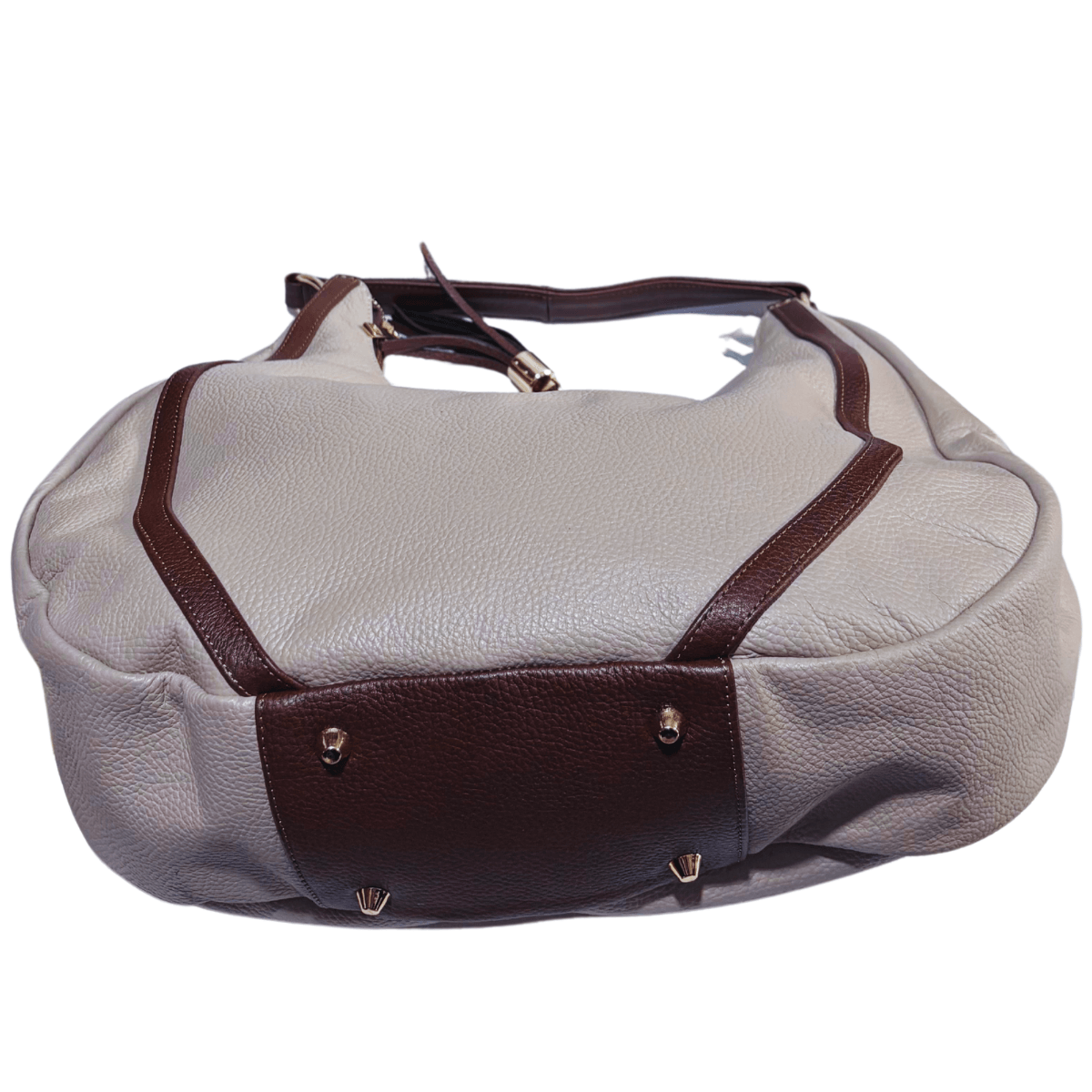 Bolso Grande De Piel Legitima Ternera Original Suave Negro Aitana — imagen 6