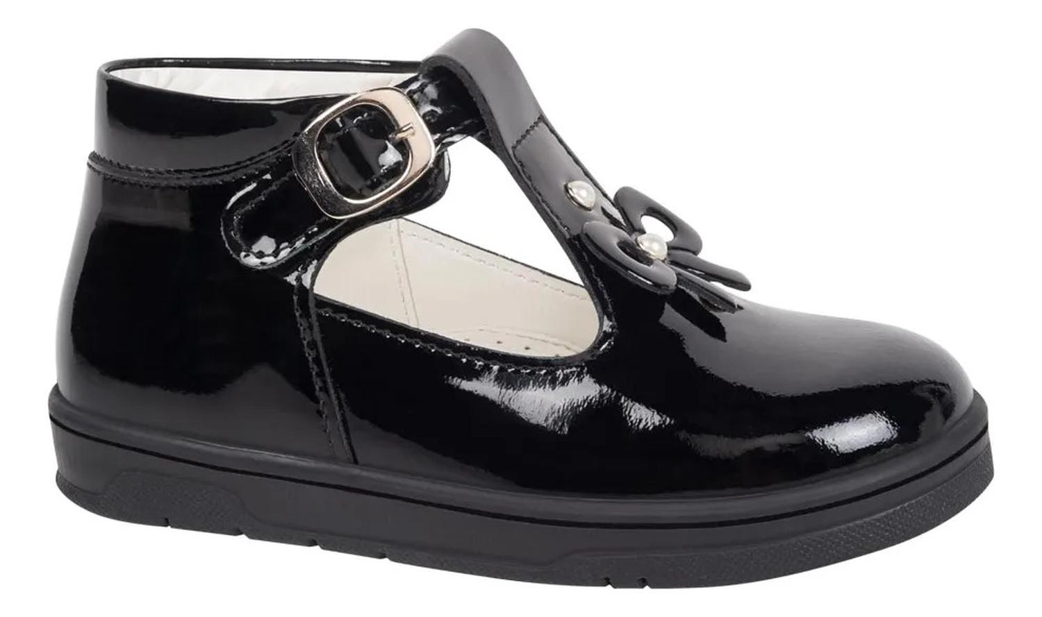 Zapato Escolar Coloso Niña De Piel Moño 1337544 — imagen 2