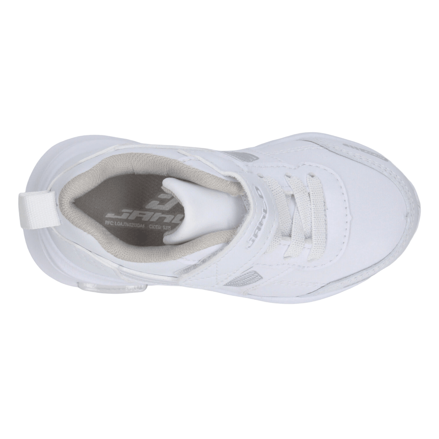 Tenis Janlo Niño Escolar Blanco Infantil T15-18 — imagen 8