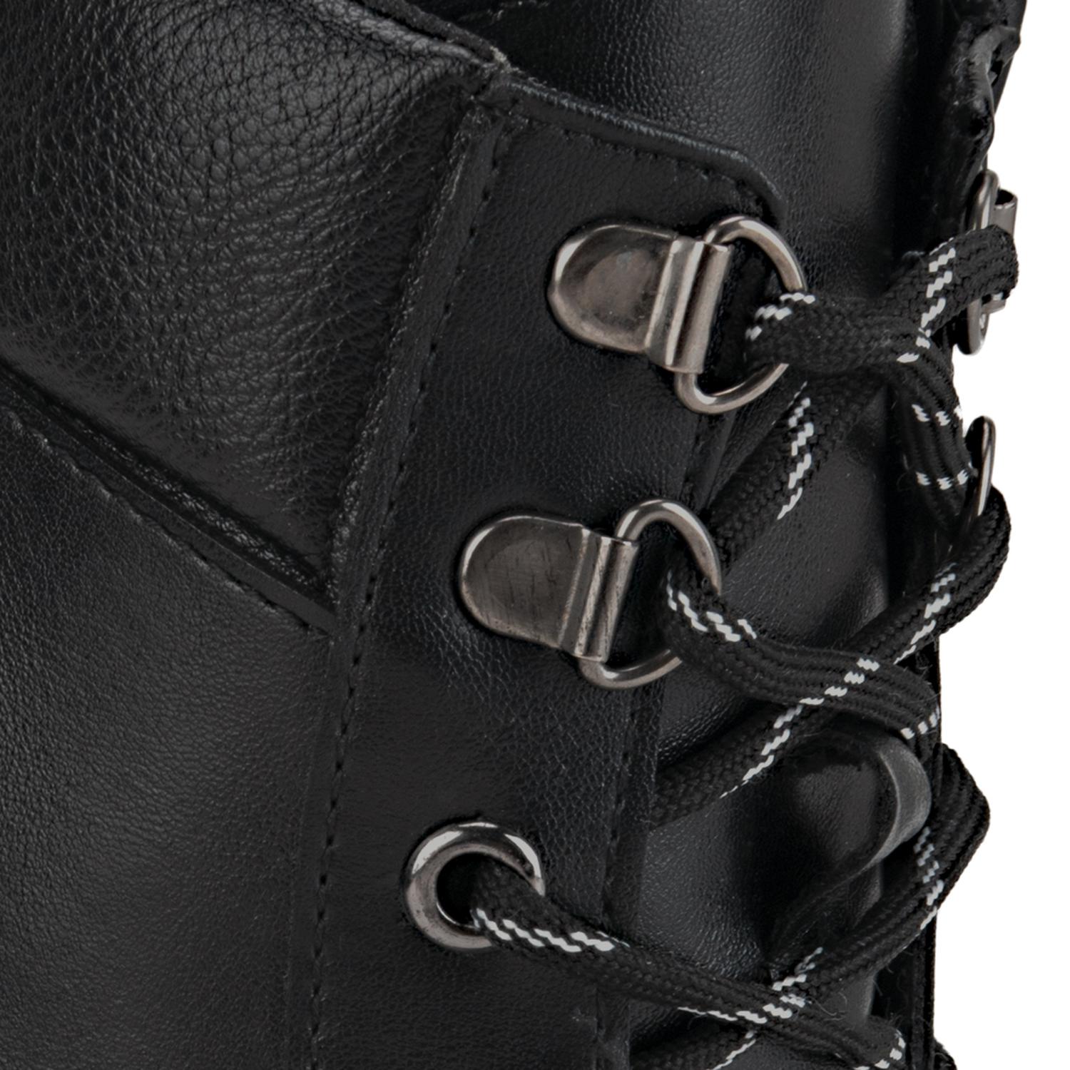 BOTA DAMA TIERRA BENDITA MILITAR LISO TACON BAJO 3Cm 1344404 — imagen 5