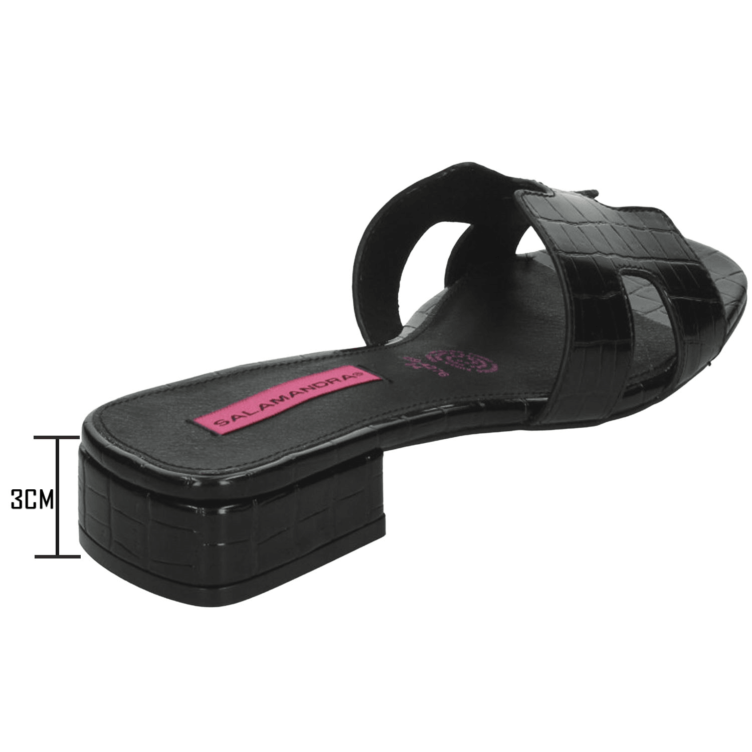 Sandalias Salamandra Dama Negro Casual Para Mujer — imagen 4