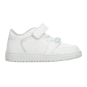 Tenis Vavito Niña Cinta Adhesiva Escolar Blanco Infantil T15-18