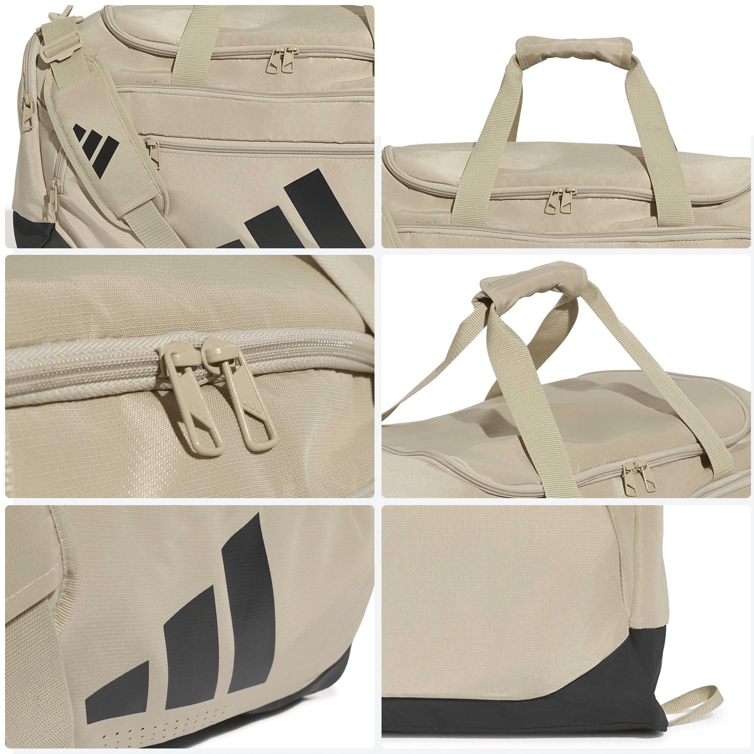 Bolsa Deportiva adidas Defender 60 L Unisex Beige — imagen 9