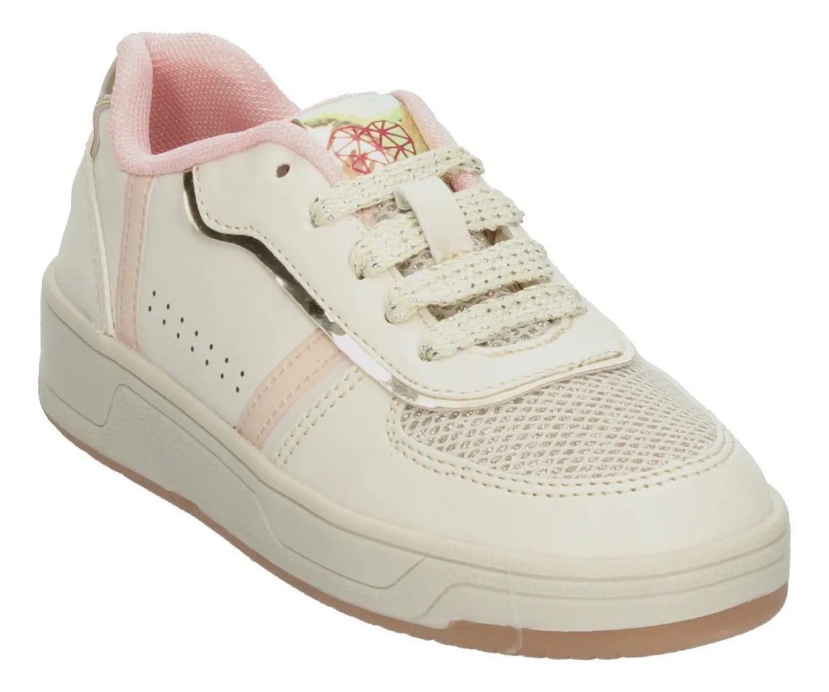 Tenis Tropicana Niña Casual Cómodos Cintas Ajustables Deportivo Latte Juvenil T18-25 — imagen 9