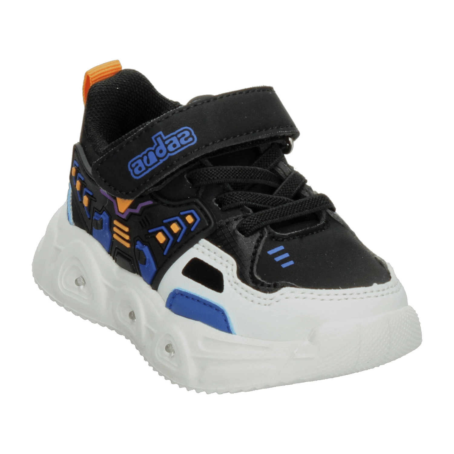 Tenis Coqueta Niño Negro Casual Luz Led Infantil T14-21 — imagen 5