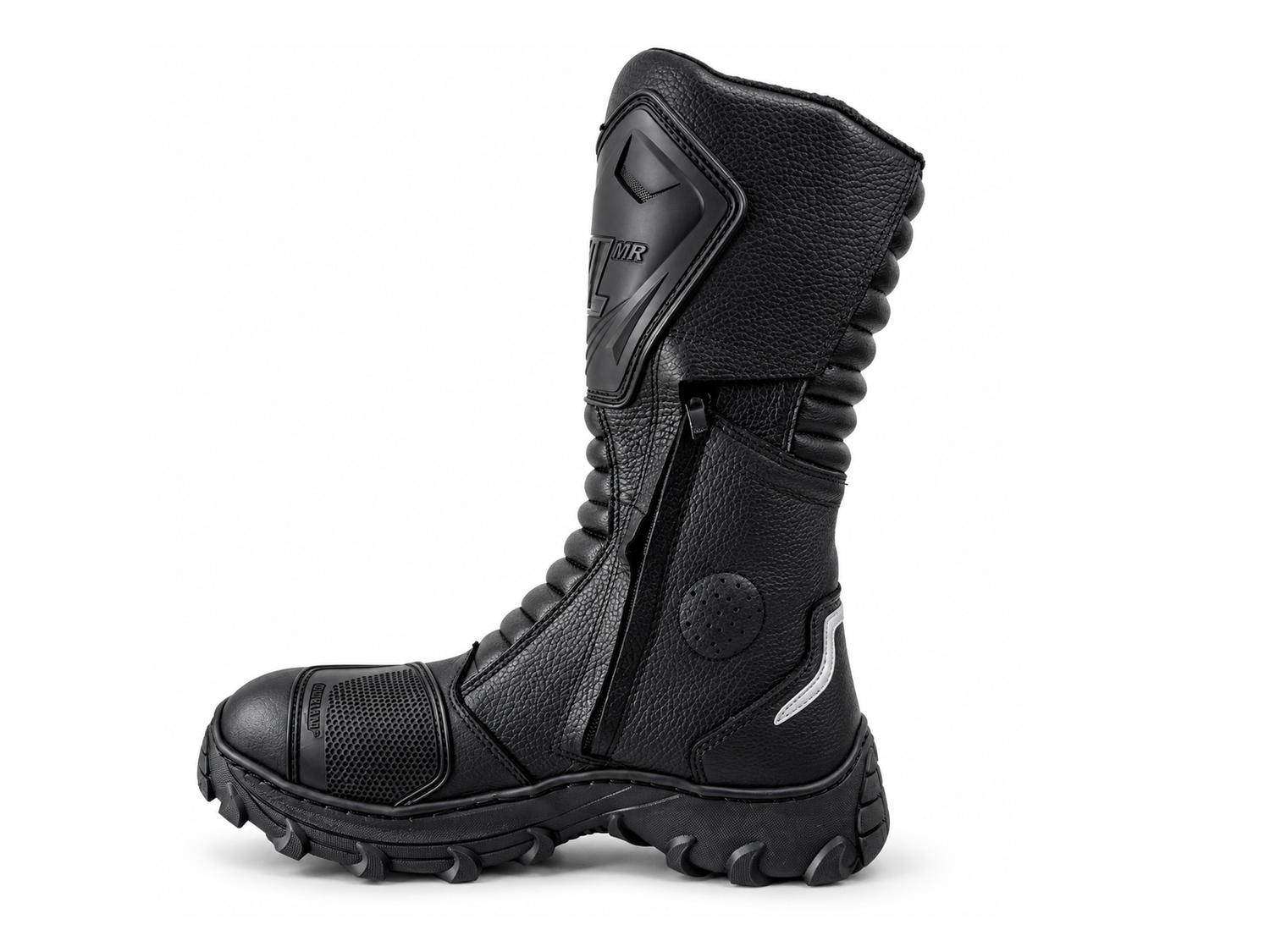 Botas Hombre Moto Biker Doble proposito Workland 76227 negro — imagen 4