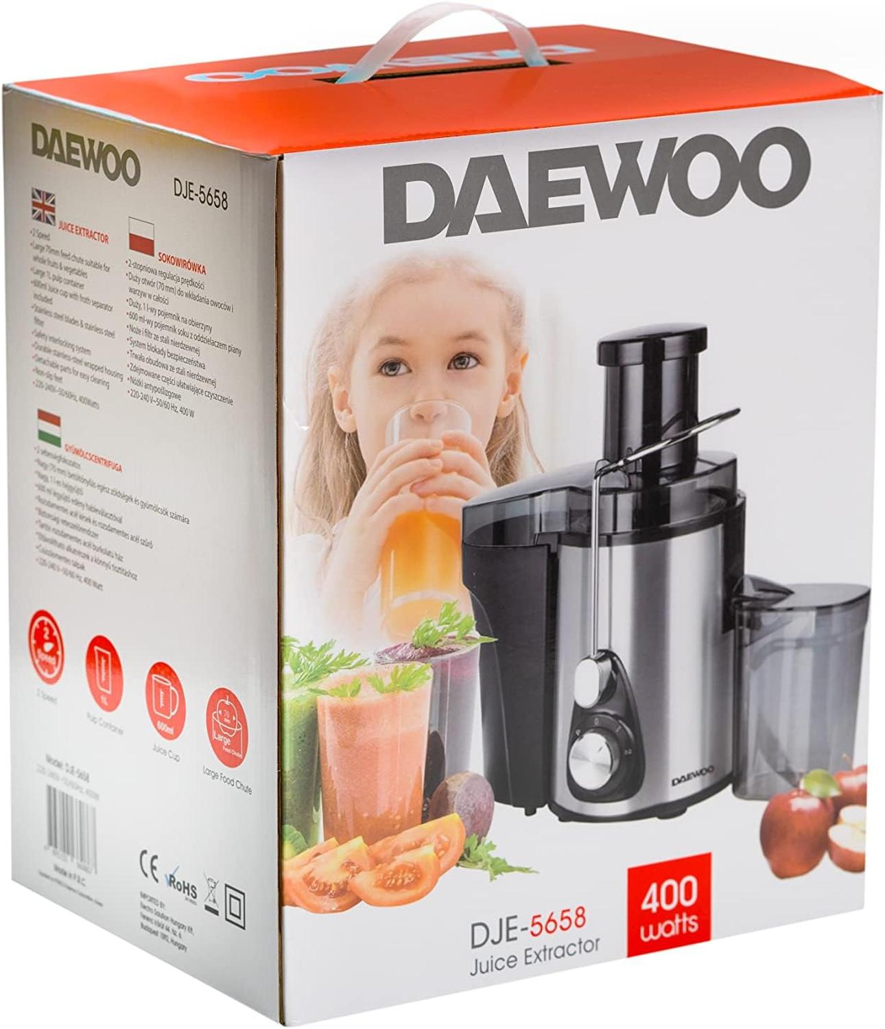 EXTRACTOR DE JUGOS CITRICOS DAEWOO DJE-5658 HOGAR — imagen 2